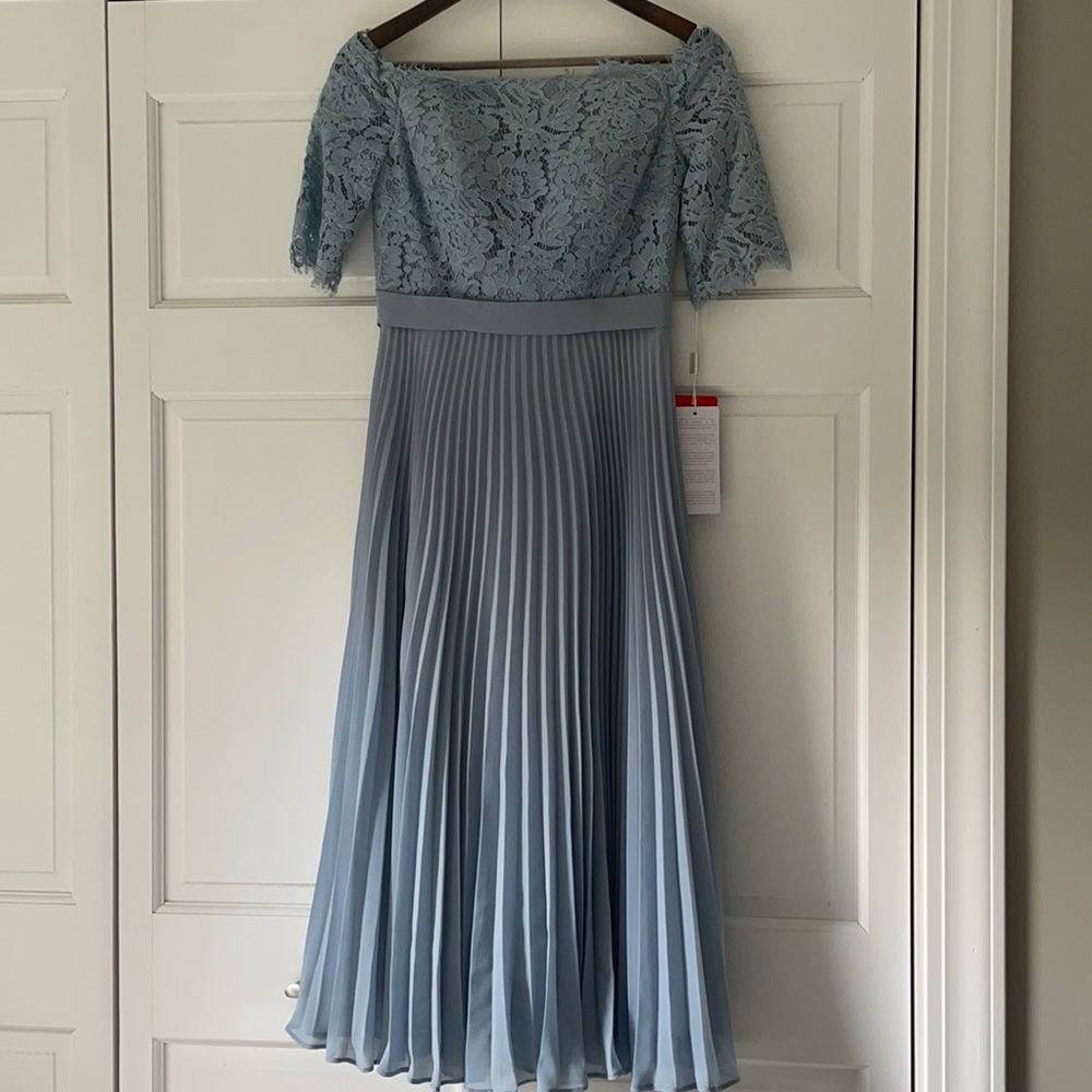 JJ’s House Dusty Blue A-Line Bridesmaid Dress